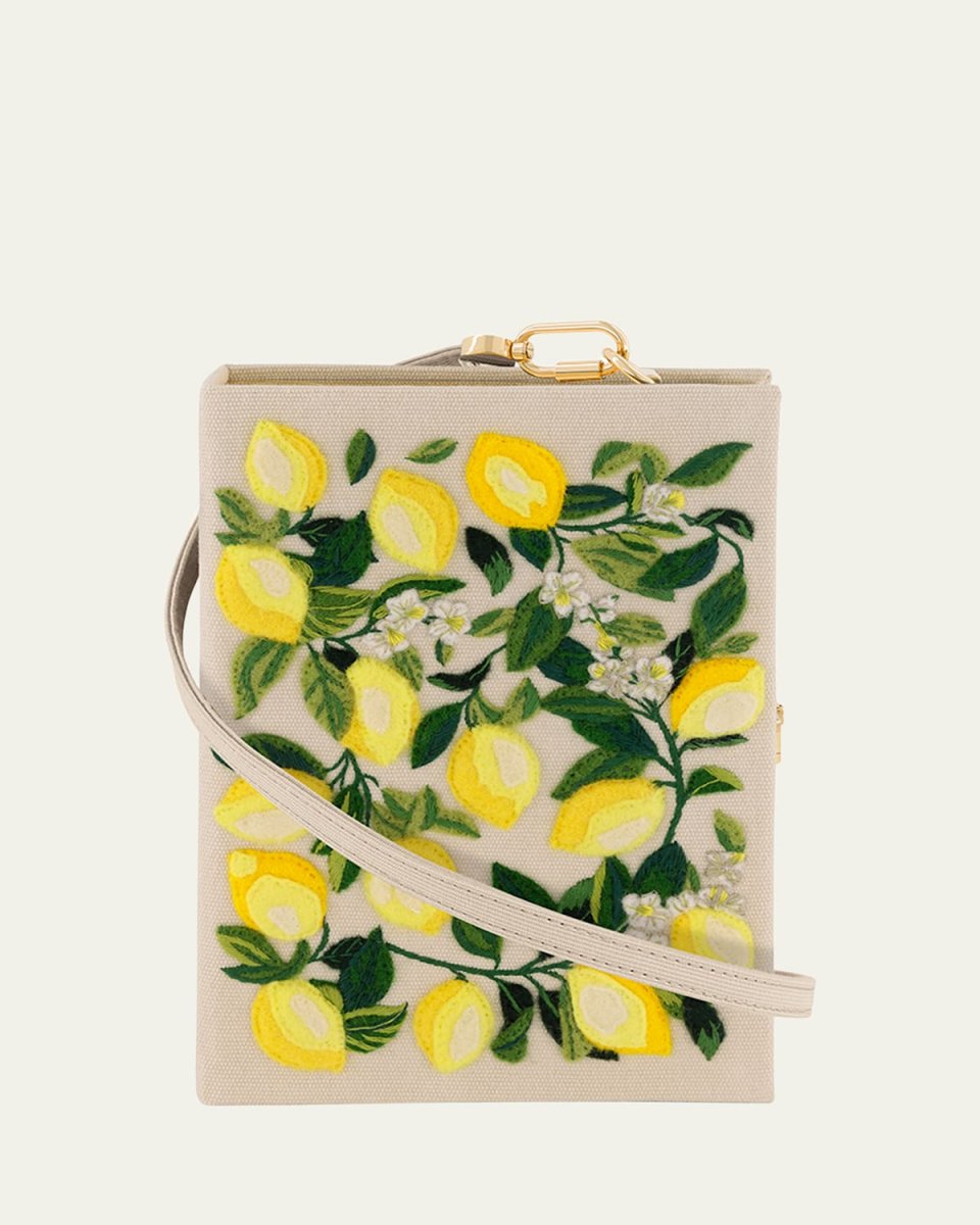 Lemon Tree Book Clutch Bag